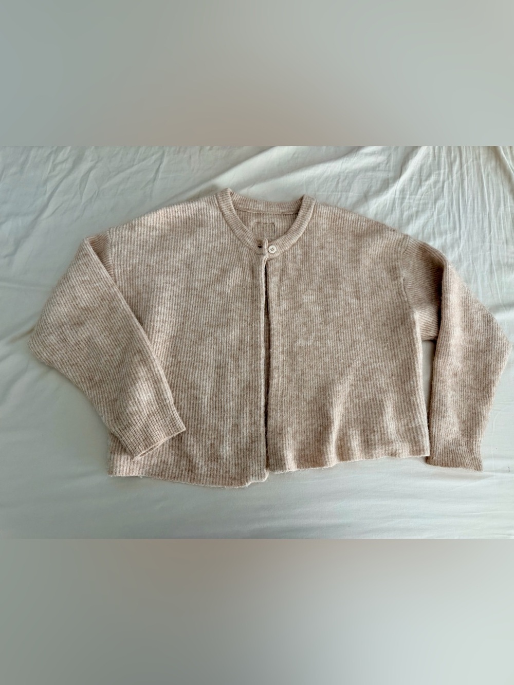 Daily drills cream cardigan sweater Xs/s
